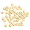 Бусины пластиковые, 'жемчуг', цветные, круглые, 10мм, 25(+/-3)гр, Astra&Craft (003 NL телесный)