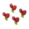 LR15-4624 Декор для рукоделия 'Тюльпан', красный, 4 шт/упак