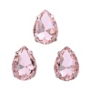 АЦ006НН1318 Хрустальные стразы в цапах формы 'капля', розовый 13х18 мм, 3 шт.