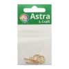 4AR215 Замок-тогл, d 12мм, 2пары/упак, Astra&Craft (Золото)