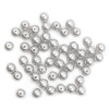 Бусины пластиковые, 'жемчуг', цветные, круглые, 10мм, 25(+/-3)гр, Astra&Craft (031 NL серый)