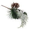 XY19-290 Ветка сосновая с белыми ягодами, 26см