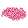 Бусины пластиковые, 'жемчуг' с покрытием АВ, цветные, круглые, 8мм, 25гр, Astra&Craft (36 розовый)