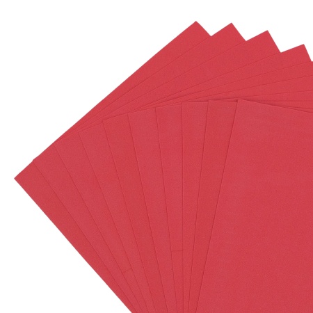 Фоамиран EVA-1010, 10 шт, 20х30 см, 1 мм., Astra&Craft (ZK-003/BK003 алый)