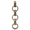 7038 Цепь, 10см, размер звена 24х24мм (латунь)