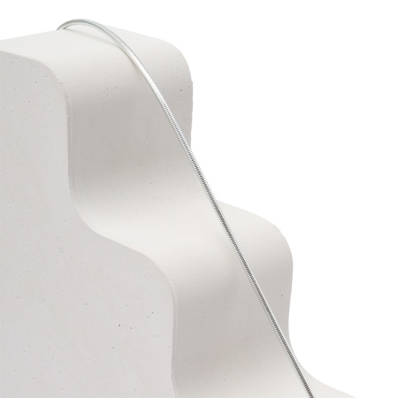 КА002НН1 Канитель гладкая Серебро 1 мм 5 грамм +/- 0,1 гр.