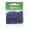 Бисер, (стекло), 11/0, упак./20 гр., Astra&Craft (21А-1 синий/прозрачный с цветным центром)