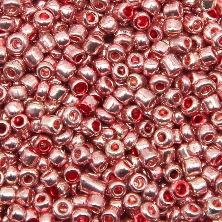 Бисер, (стекло), 11/0, упак./20 гр., Astra&Craft (1125 терракот/глянцевое покрытие)