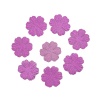 YX15-121 Бумажные лепестки с блестками 'Фиалки', d 5 см, упак./8 шт., Astra&Craft (фиолетовый)