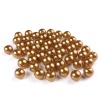 Бусины пластиковые, 'жемчуг', цветные, круглые, 10мм, 25(+/-3)гр, Astra&Craft (048 NL золото)