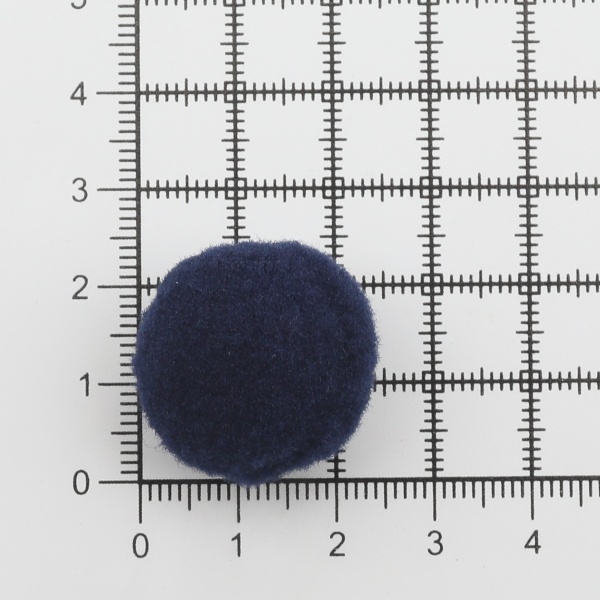 AR080 Помпоны, 2,5см (27 темно-синий)