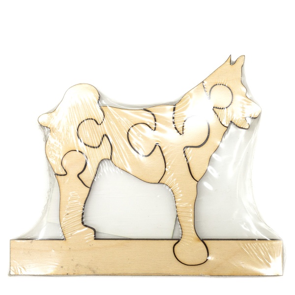 L-809 Деревянная заготовка пазл 'Лайка' 13,5*12см Astra&Craft