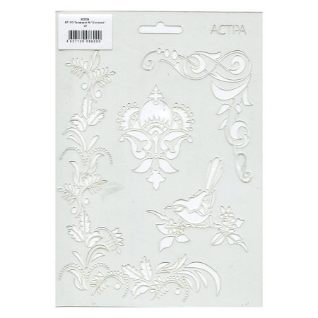 Трафарет пластиковый 'Соловей', размер А5, Astra&Craft