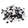 Бусины плоские из полимерной глины 6мм 20г, Astra&Craft (B13 черно-белый микс)
