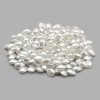 3724 Бусины пластиковые, 'жемчуг', белые, фигурный, 6*8мм, 175шт/упак , Astra&Craft