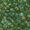 Бисер 11/0, 500 г., Astra&Craft (179А св. зеленый/прозрачный,радужный)