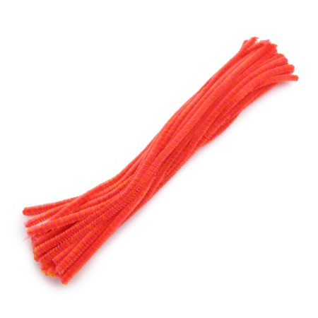 Проволока синельная двухцветная, 6мм*300мм, 30шт/упак, Astra&Craft (B-059 красный/золотой)