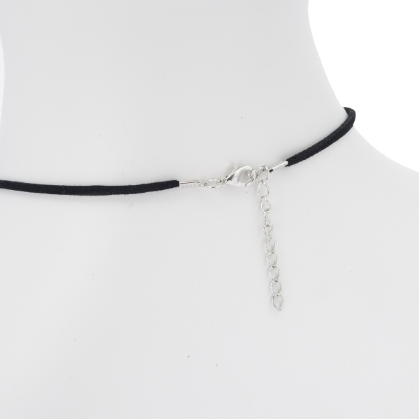 65237 Шнур с замком замшевый, 2мм, 45см. Astra&Craft (6001 черный)