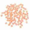 2023 Бусины пластиковые, акрил, прозрач. в цвете, граненые круглые, 8мм, 25гр, Astra&Craft (15 персиковый)