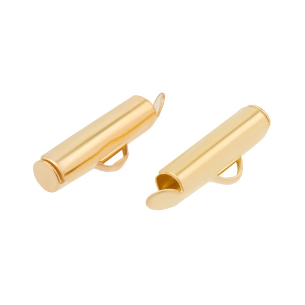 4AR2034 Концевик для бисерного полотна, 16 мм, 4 шт/упак, Astra&Craft (золото)