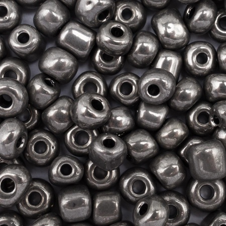 Бисер Astra&Craft 6/0, 15г (577 эффект стали)