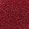 Бисер, (стекло), 11/0, упак./20 гр., Astra&Craft (2225 красный/прозрачный с цветным центром, глянцевый)